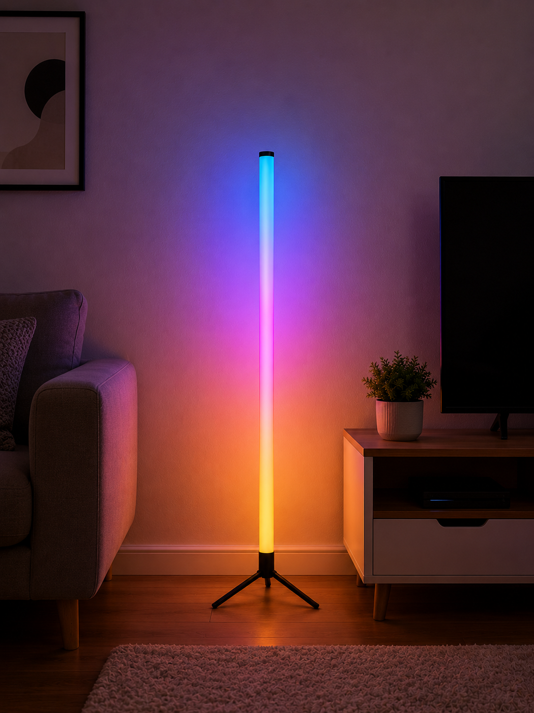 مصباح أرضي LED ذكي RGB – موديل LD070-1.2M