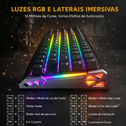 ATTACK SHARK R68 HE Carbon Fiber Rapid Trigger Keyboard Magnetic Switch