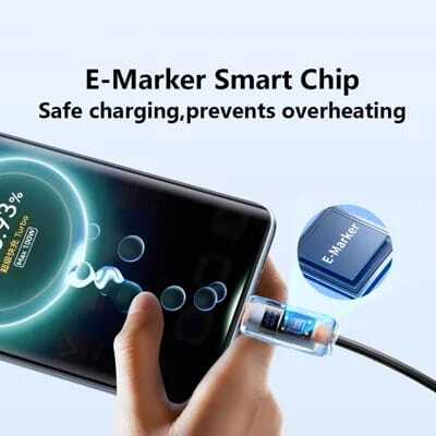 كابل Tranyoo CC-6 بشاشة رقمية 100W
