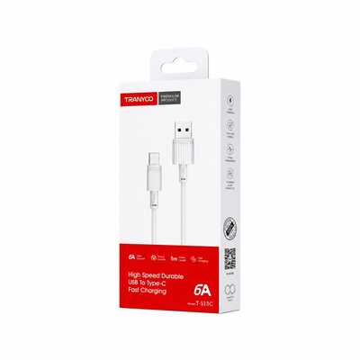 كابل شحن USB الى Type-C/Lightning