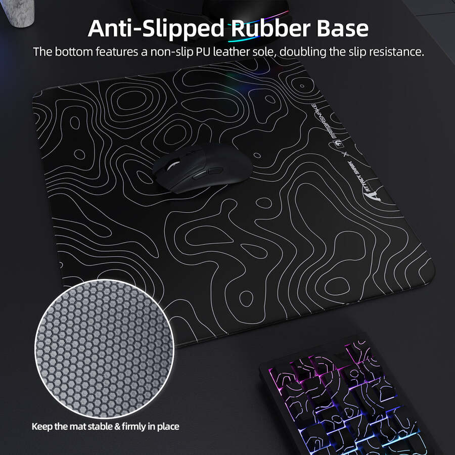 ATTACK SHARK CM05 Tempered Glass Gaming Mouse Pad